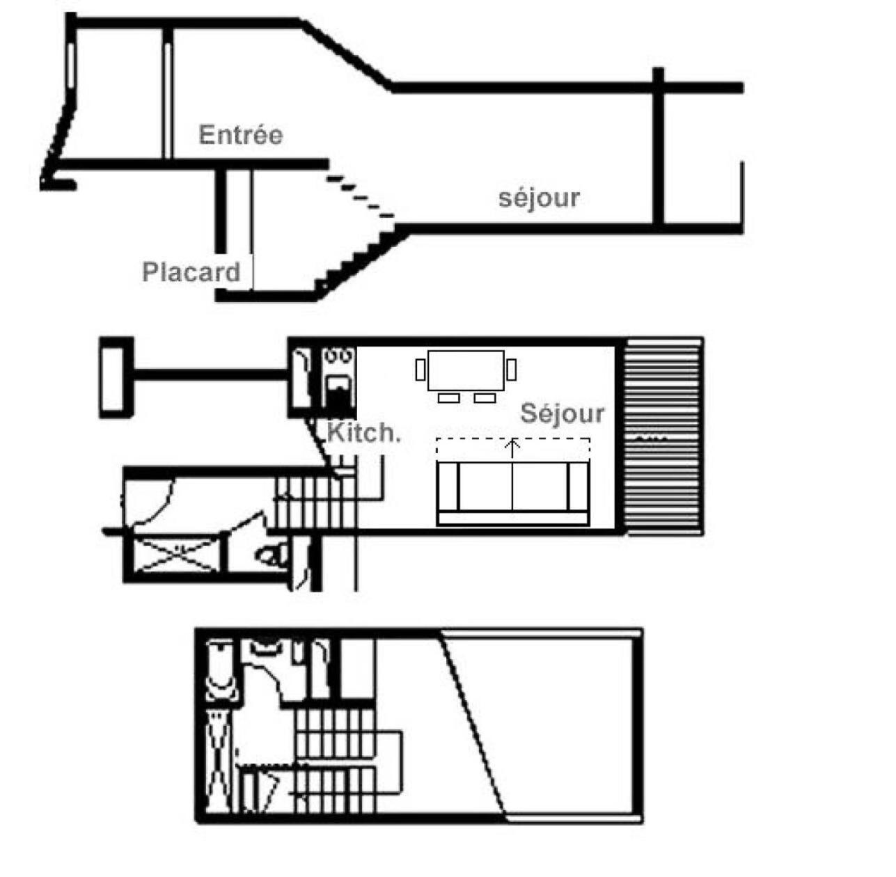 Residence Danchet - Studio Agreable - Depart Et Retour Ski Aux Pieds - Balcon Mae-1334 Saint-Martin-de-Belleville Extérieur photo